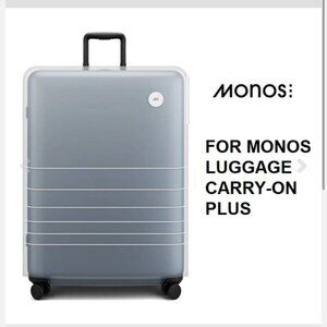 Monos Water Resistant Translucent Check-In Luggage Cover CLEAR